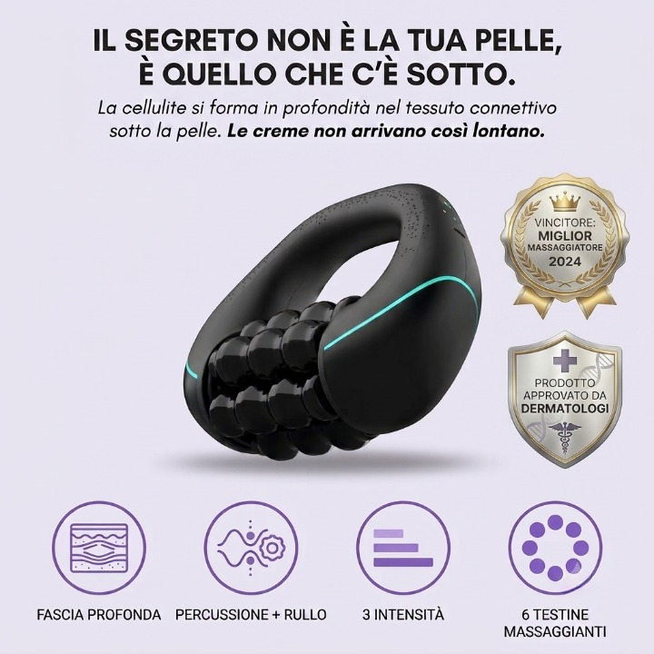 Hylysis SculptPro™ – Massaggiatore Rimodellante a Percussione e Rotazione